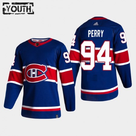 Dresovi Montreal Canadiens Corey Perry 94 2020-21 Reverse Retro Authentic - Dječji